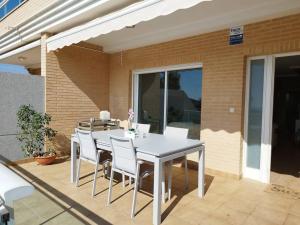 Balkon lub taras w obiekcie Villa de lujo frente al mar