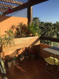 Balkon lub taras w obiekcie Superbe appartement avec piscine à 800m de la mer