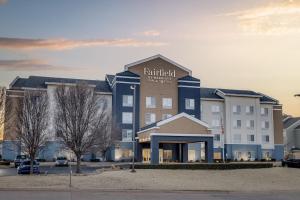 a rendering of a hotel in a parking lot at Fairfield Inn & Suites by Marriott Lawton in Lawton