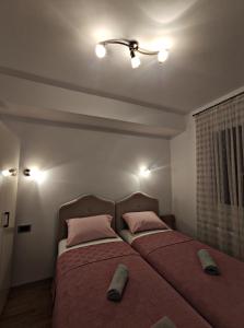 Postel nebo postele na pokoji v ubytování Glušac Lux