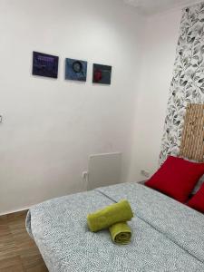 Posteľ alebo postele v izbe v ubytovaní Downtown Apartments