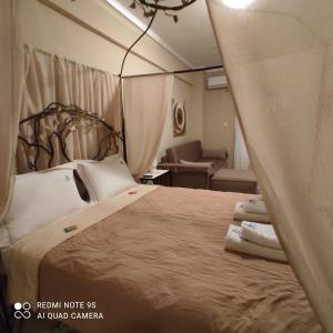 Kastalia tesisinde bir odada yatak veya yataklar