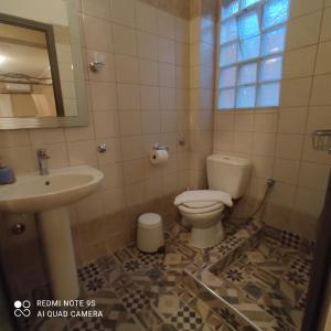 Koupelna v ubytování Kastalia
