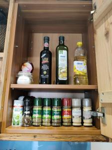 A kitchen or kitchenette at DaHome Appartements