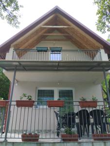Balkón nebo terasa v ubytování Apartman Stević