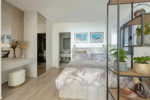a bedroom with a large bed in a room at Villa Hana Croatia in Mali Lošinj +63 photos