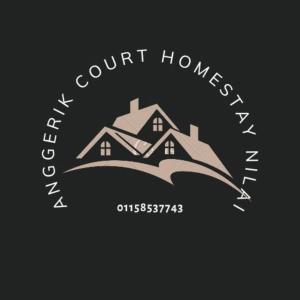 um logótipo para uma empresa imobiliária com uma casa em Homestay Nilai (Anggerik Court) em Nilai