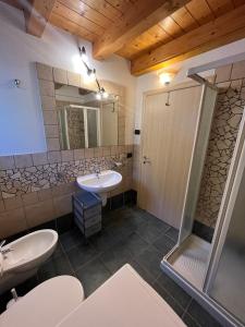 Koupelna v ubytování Appartamento Concei
