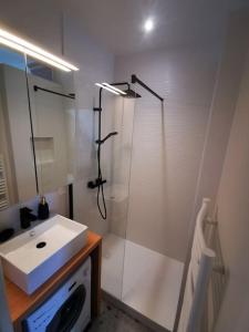 Et badeværelse på Magnifique studio hyper centre Nantes Graslin
