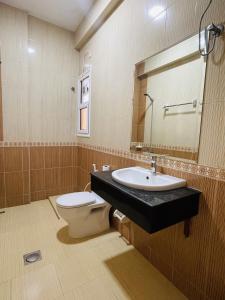 Koupelna v ubytování Husin Al Khaleej Hotel Apartment