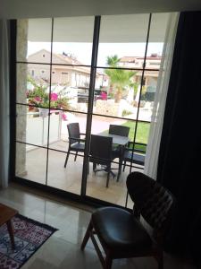 A seating area at Stone House Aparts 1 plus 1 mit Poolterrasse Kalkan No 1