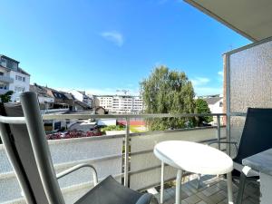 Ein Balkon oder eine Terrasse in der Unterkunft AhrPart Hotel Central