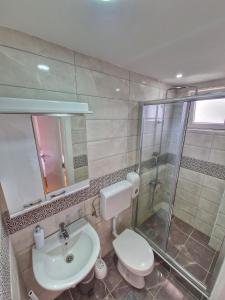 Koupelna v ubytování Apartman Cvetkovic