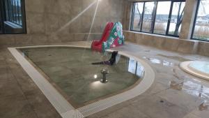 a swimming pool in the middle of a room at Apartament z widokiem Dziwnów & Spa, in Dziwnów +15 photos