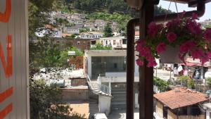 Vista general de una montaña o vista desde la casa de huéspedes
