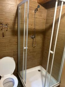 A bathroom at Chata pod Orechom