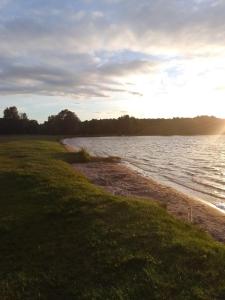 a view of the shore of a body of water at Letniskowiec Kownatki in Siemienowo