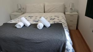 Postel nebo postele na pokoji v ubytování Apartamento Salvadas