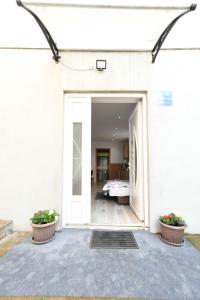 Ένα ή περισσότερα κρεβάτια σε δωμάτιο στο Apartman Jakov