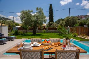 Jídlo v vily nebo okolí