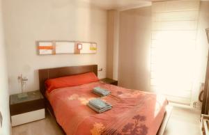 Postel nebo postele na pokoji v ubytování APARTAMENTO SOBACANT
