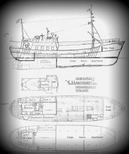 Plán poschodí v ubytovaní Ship Windö