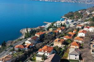 an aerial view of a town next to the water at Ada in Rijeka