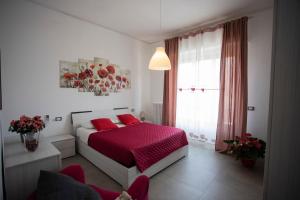 Postel nebo postele na pokoji v ubytování Appartamento Torregalli, confortevole e moderno