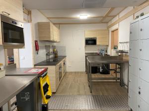 Köök või kööginurk majutusasutuses Bohobos Hostel