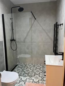 Et badeværelse på Domek przy Potoku- Szaflary