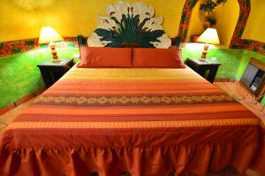 Ліжко або ліжка в номері Hotel el Fuerte