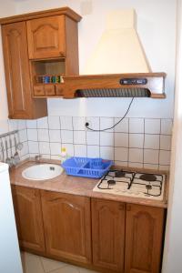 Ett kök eller pentry på Apartmani Meter