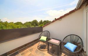 Balkón alebo terasa v ubytovaní Rooftop Krk
