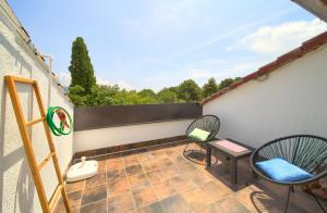 Balkón alebo terasa v ubytovaní Rooftop Krk