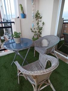 Patio lub wspólna przestrzeń na świeżym powietrzu w obiekcie Santa Pola