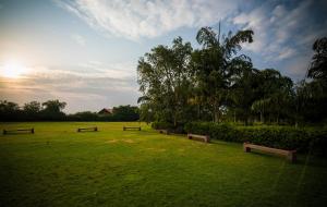 Jardín al aire libre en Vijayshree Resort & Heritage Village