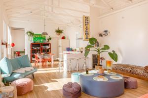 Posezení v ubytování Pop-Zen Penthouse Madrid