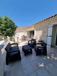 Posezení v ubytování Authentique Mas provençal entre mer et Camargue
