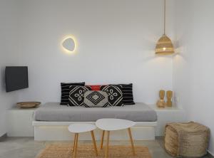 Гостиная зона в Thoè Oia Suites