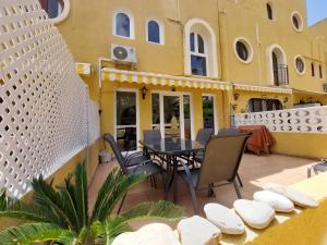 Balkon lub taras w obiekcie Bungalow Alkabir Playa