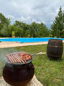 Gril pre hostí v ubytovaní bed & breakfast