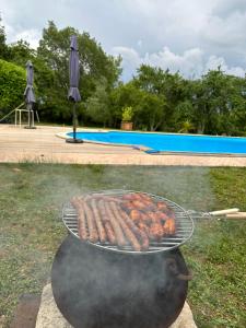 Gril pre hostí v ubytovaní bed & breakfast