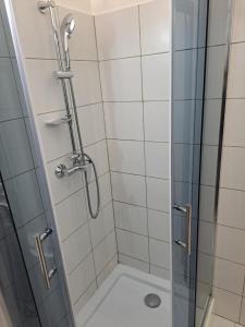 Kúpeľňa v ubytovaní Apartmán pri Sokolovni