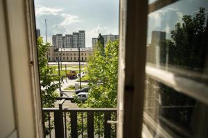 Uma varanda ou terraço em All in Hostel