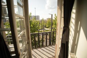 Uma varanda ou terraço em All in Hostel