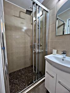 Koupelna v ubytování Casa Milla