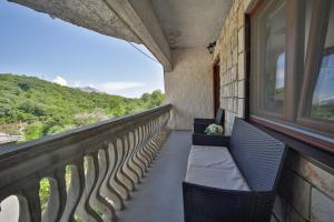 Balkón nebo terasa v ubytování Guest House Zuber