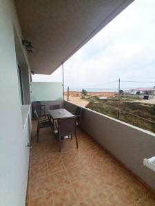 A balcony or terrace at Cathrin Beach Apartments