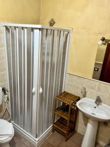 Koupelna v ubytování La Pergola B&B