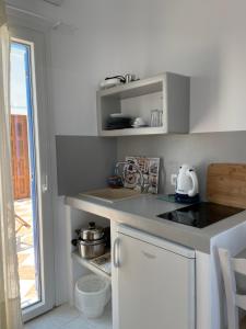 A kitchen or kitchenette at Captain Stavros